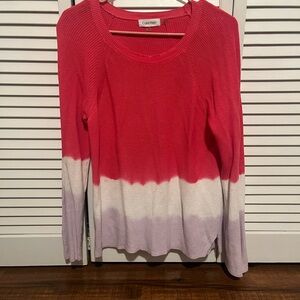 Calvin Klein Long Sleeve Ribbed Sweater